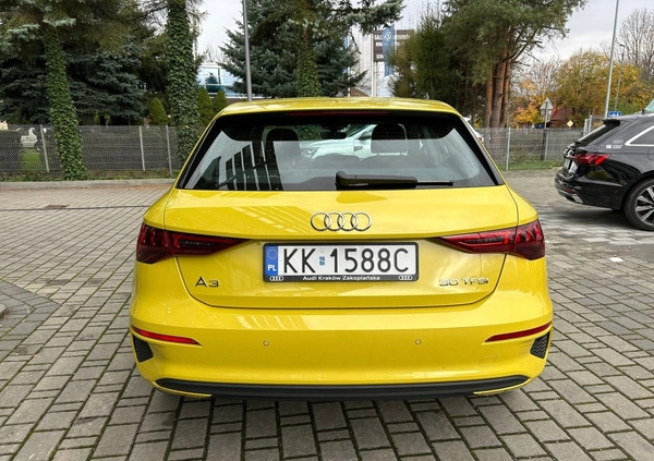 Audi A3 cena 121900 przebieg: 12512, rok produkcji 2023 z Toruń małe 254